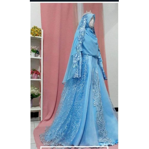 Sewa Gaun Pengantin Syar'i Murah Sumayyah Gown