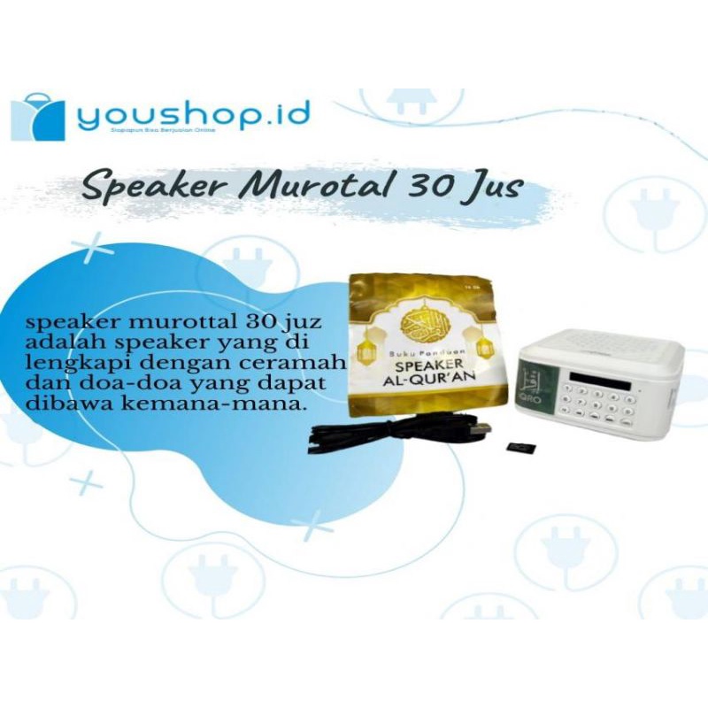PROMO - Speaker Murottal 30 Juz plus ceramah dan doa doa - speaker murottal 30 juz