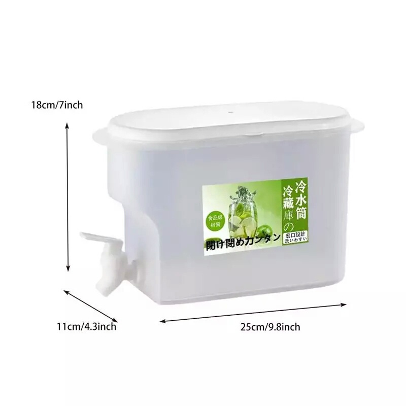 Dispenser Minum 3.5L Kulkas / Teko Air Portable / Drink Water Jar / Juice Dispenser