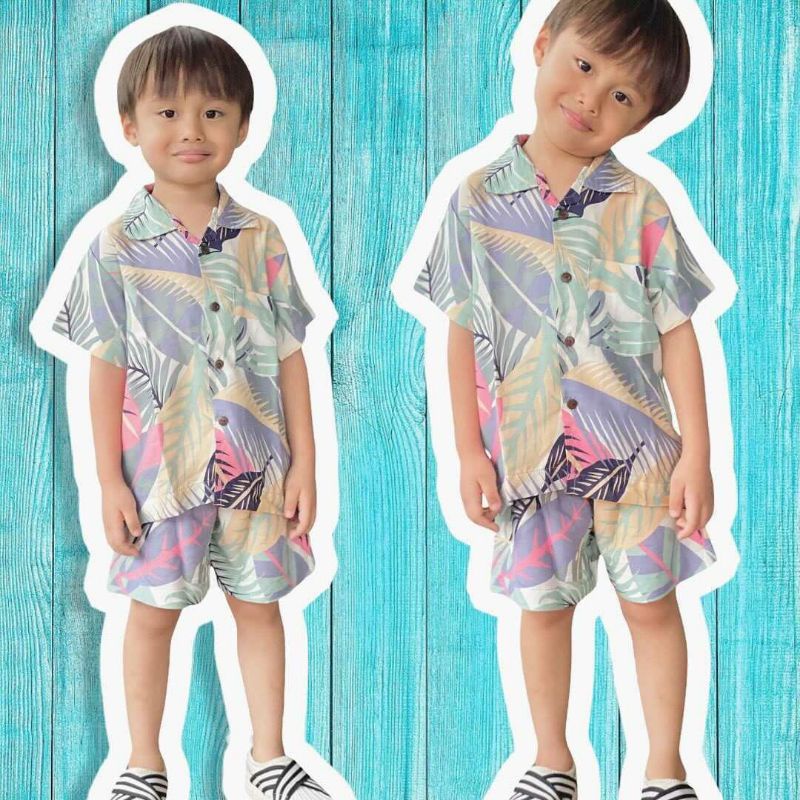 HAZEL DAILYWEAR / RAYON ONE SET BAJU TIDUR ANAK