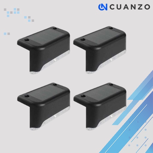 Lampu Solar Waterproof IP65 Warm White 4 PCS / Lampu Solar Cell Sel Sell LED Tenaga Matahari Paner Surya Outdoor Luar Rumah Anri Air / Lampu Hias Dekorasi Solar / Lampu Taman Tancap Tempel Hias Solar Tiang Pilar Pagar Tenaga Surya Sensor Cahaya Otomatis