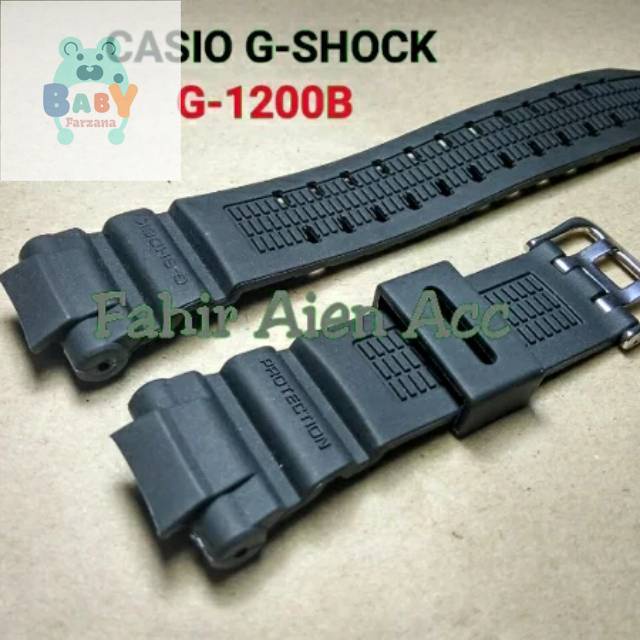 STRAP TALI JAM G-SHOCK G1200B RUBBER STRAP JAM TANGAN G-SHOCK 1200B COMPATIBLE G-1500 G-1000 DLL