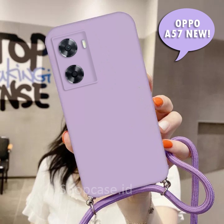 Softcase Tali For OPPO A57 NEW | Case Camera Protech | Case Macaron OPPO A57 | Softcase OPPO A57 | C