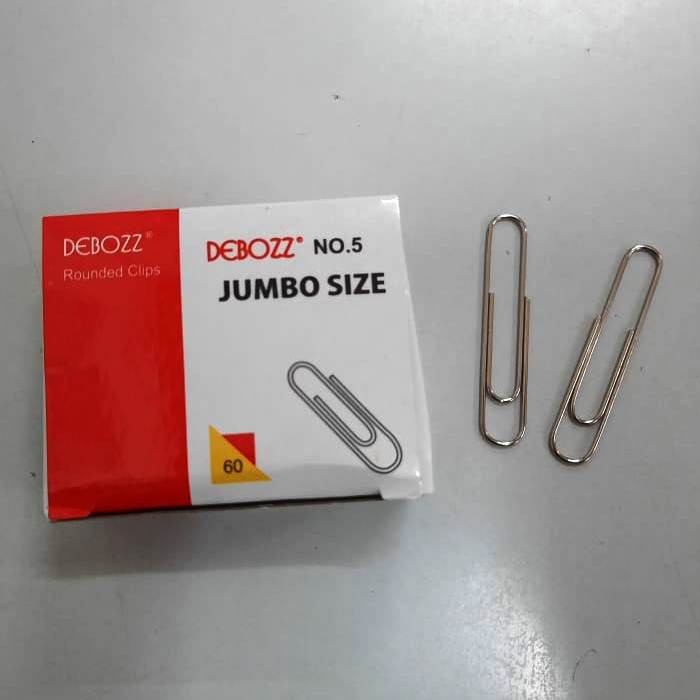 

Debozz Trigonal Clip/Paper Clip/Penjepit klip kertas Jumbo No.5/Trigonal Clip No 5