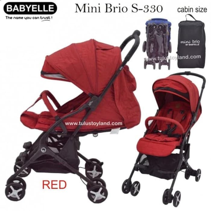 STROLLER BAYI BABYELE MINI BRIO S 330 / stroller cabin size baby elle mini brio s330