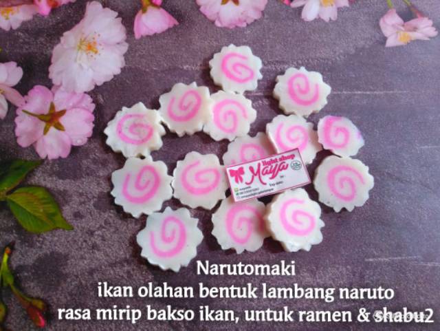 Narutomaki 160gr halal bakso ikan ramen shabu shabu udon fish cake bakso ikan baso