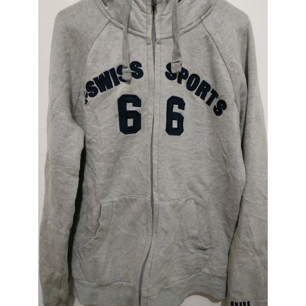JAKET HOODIE K-SWISS GREY