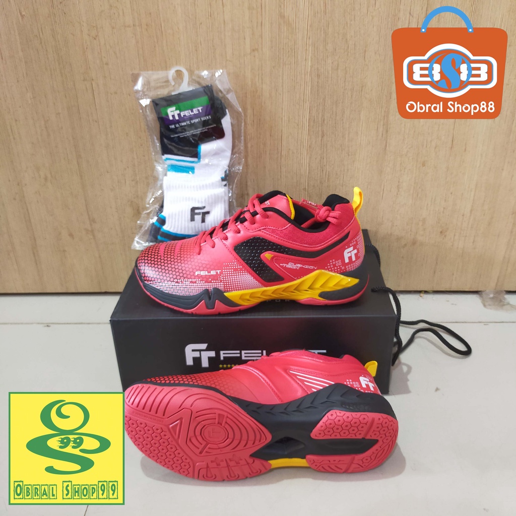 SEPATU BADMINTON FELET RANGER BOOST ORIGINAL