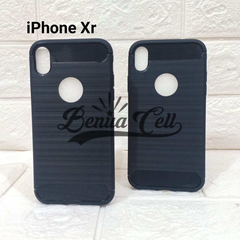 SOFTCASE IPHONE X SLIM FIT CARBON IPHONE X XS IPHONE XR IPHONE XS MAX - BC