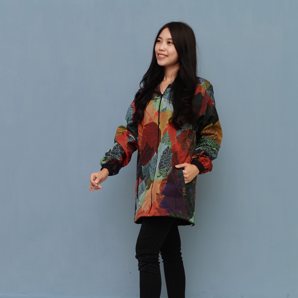 Jaket full printing keren - jaket sepeda waterproof - coat waterproof - coat printing - Harpi
