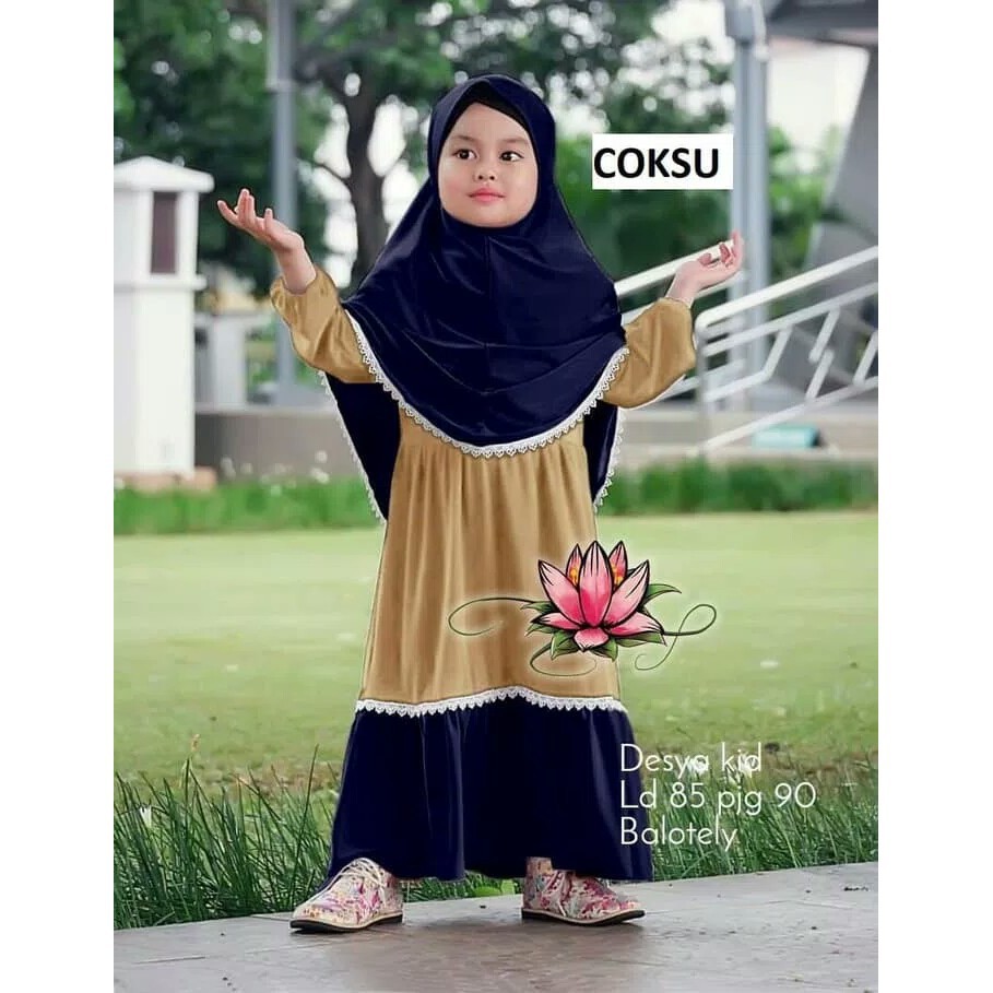 baju anak gamis anak  DESYA KIDS  A B C D E F G H I J K L M N O