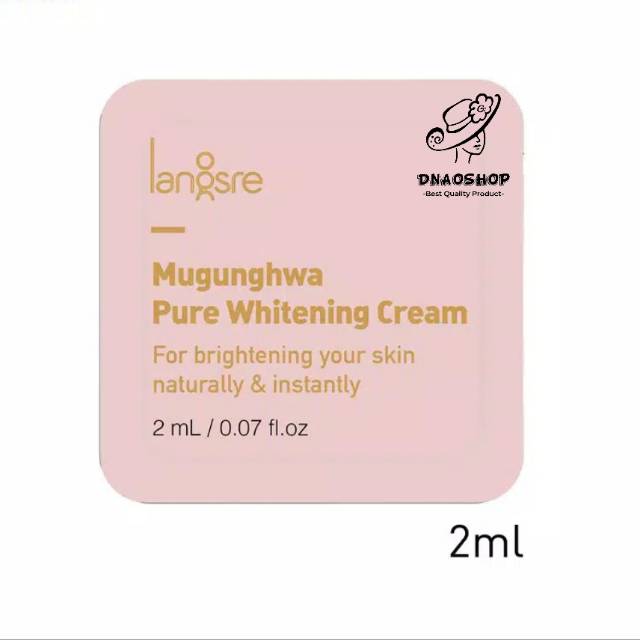 Langsre - Mugunghwa Pure Whitening Cream
for brightening your skin naturally and instantly 2mL