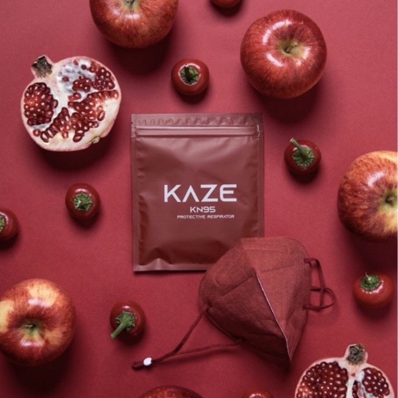 Kaze Mask KN95 [Maroon]
