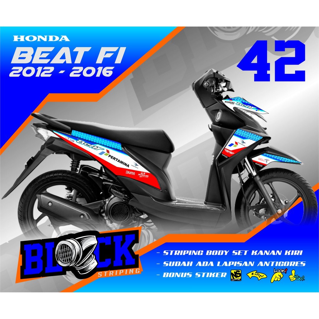 COD STRIPING BEAT FI 2014-2016 MANDALIKA RACING TEAM