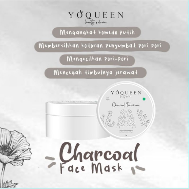 Masker Camille beauty BPOM//masker clayrs Mugwort //masker clayrs saffron/masker yoqueen beauty BPOM-Charcoal yoqueen