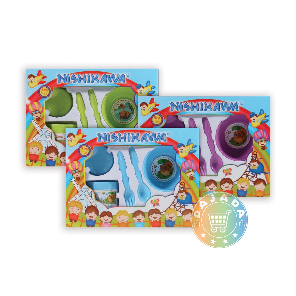Feeding Set nishikawa/ Peralatan Makan bayi