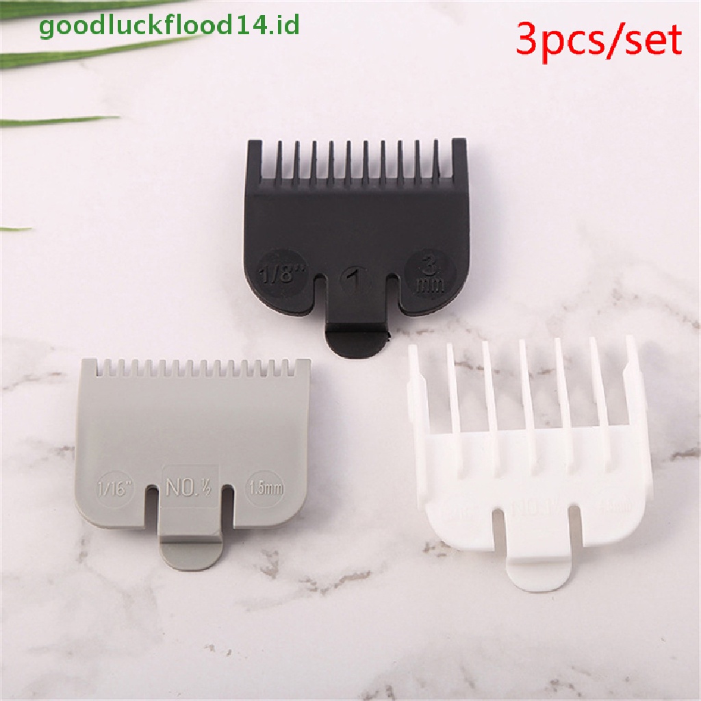 (GOOGFOUR) 3pcs / set Sisir Panduan Pengganti Untuk Alat Cukur Rambut Universal