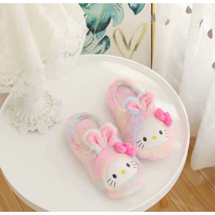 SANDAL RUMAH HELLO KITTY MELODY KUROMI CINNAMOROLL POMPOM PURIN