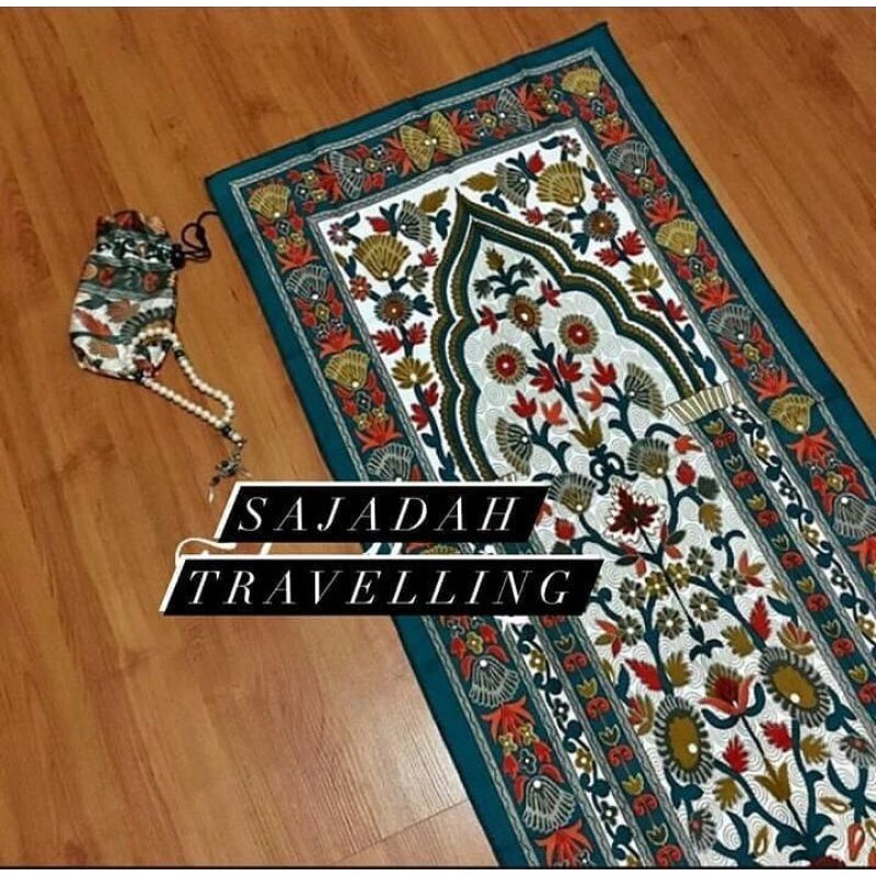 Sajadah traveling turkey/ sajadah travel kerang arbain/ oleh oleh haji dan umroh