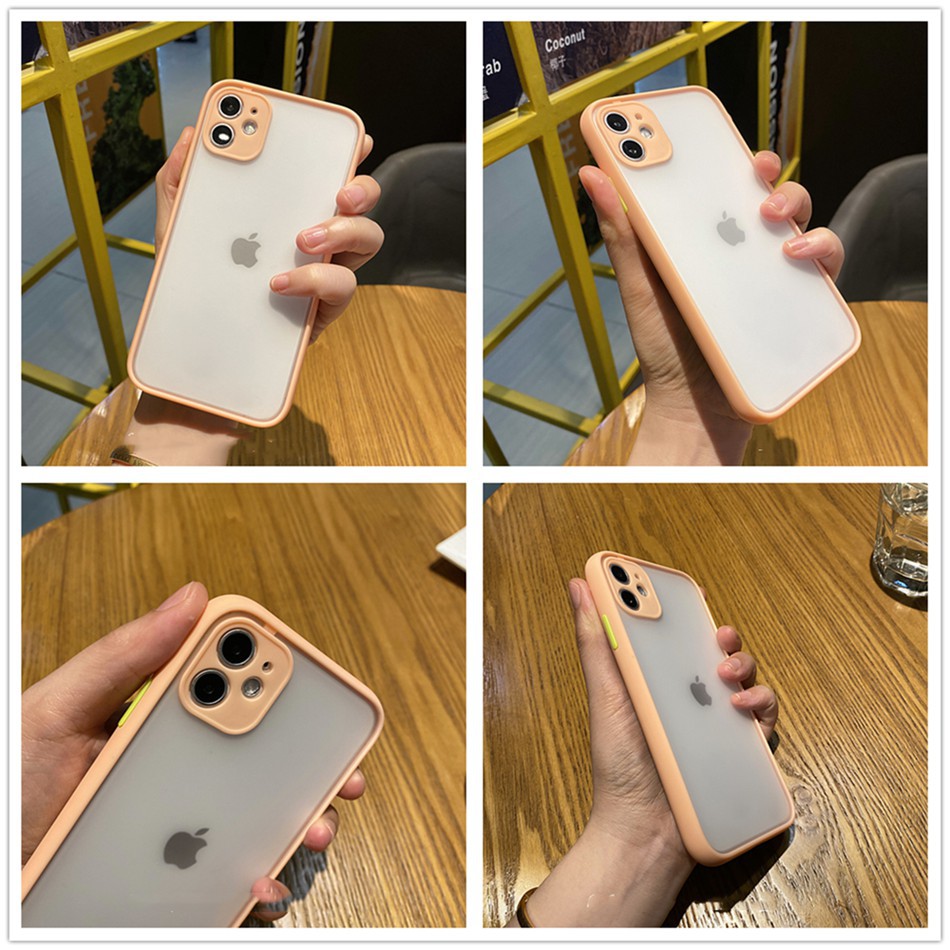 Casing kamera cangkang keras untuk Iphone 11 Pro Max Xr X Xs Max 6s 6 7 8 Plus Se 2020