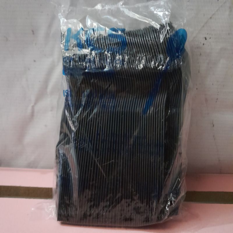 SENDOK DAN GARPU MAKAN HITAM KCS ISI 100PCS