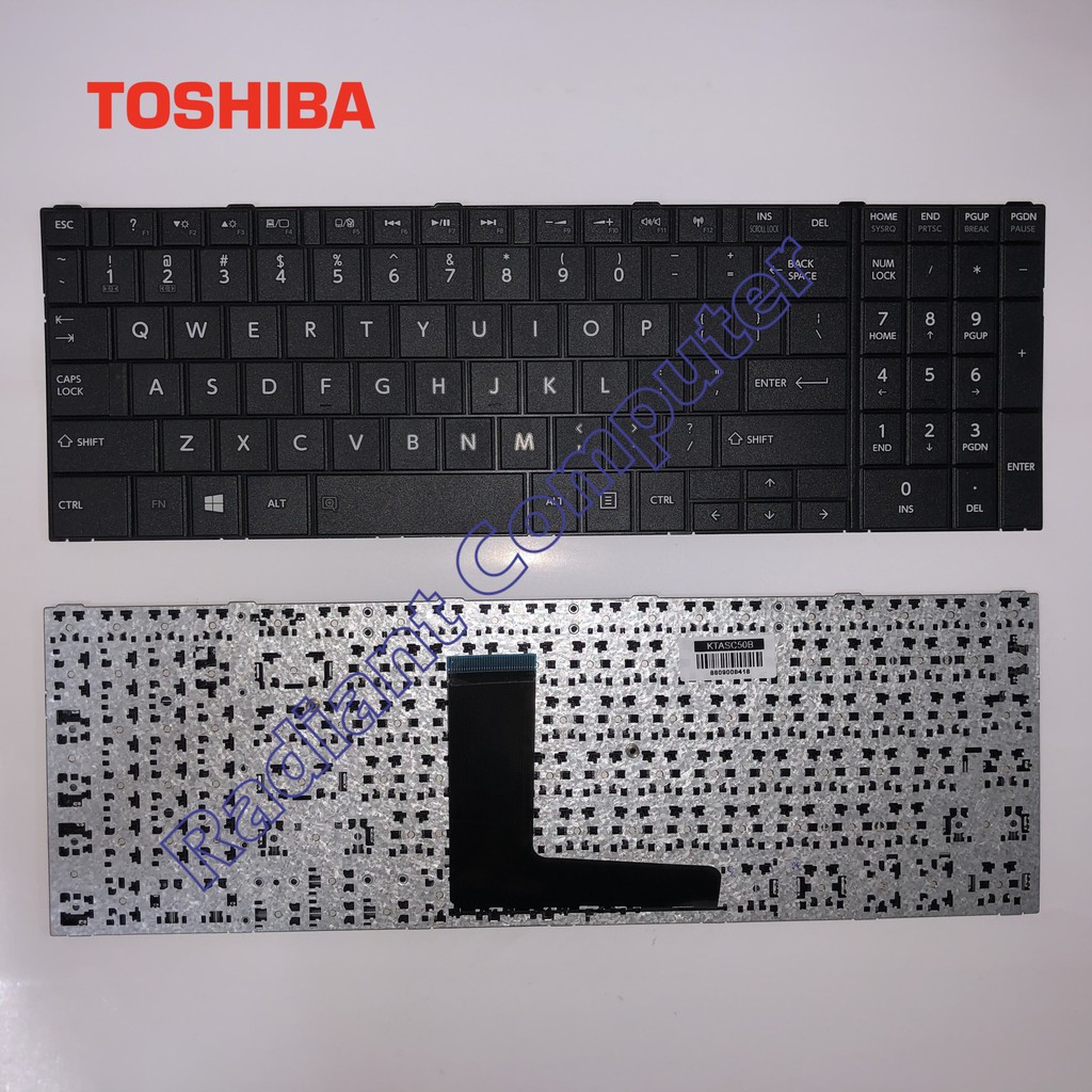 Keyboard Toshiba Satellite C50-B L50-B C55-B L55-B Numeric BLACK