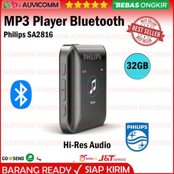 MP3 Player DSD HIFI BT Digital Player Voice Recorder - Philips SA2816 Termurah