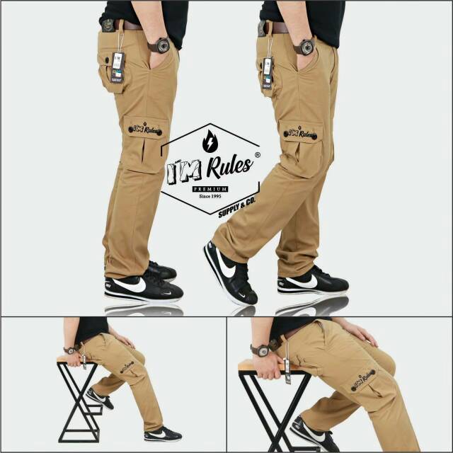 |SGIXIMRULES| CELANA CARGO PANJANG KASUAL SANTAI PRIA LONG CARGO GROSIR CELANA CARGO PRIA