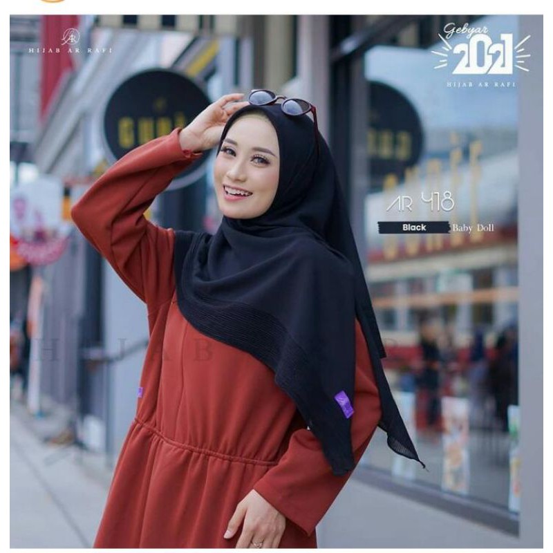 HIJAB SEGIEMPAT PLISKET NEW RELEASE || HIJAB ARRAFI