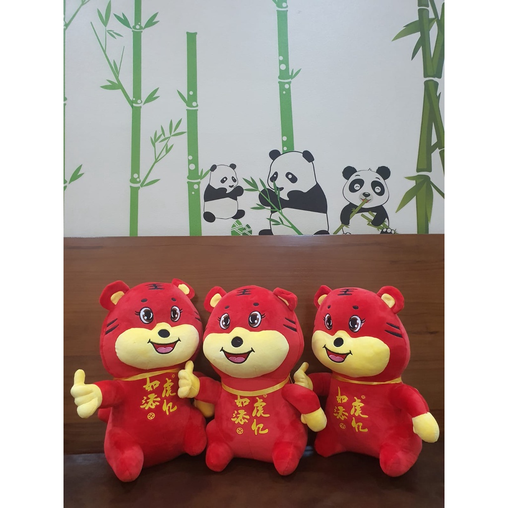 laristerus79 BONEKA MACAN JEMPOL boneka harimau boneka imlek hiasan imlek chinese new year 2022 B008