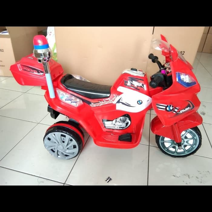 MOTOR AKI MOTORAN CHARGE POLISI POLICE TOP TOYS REGULER HWR