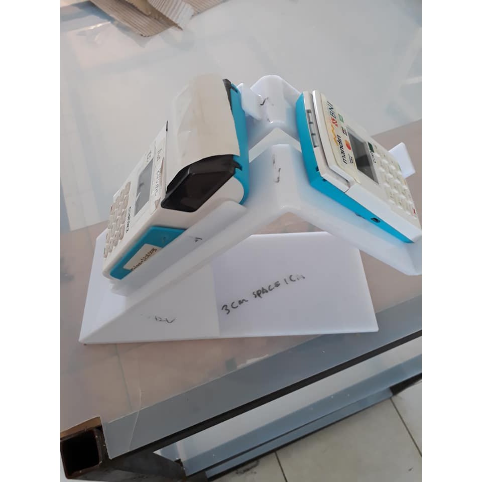 

Acrylic ( dudukan mesin EDC ) Acrylic putih susu 433