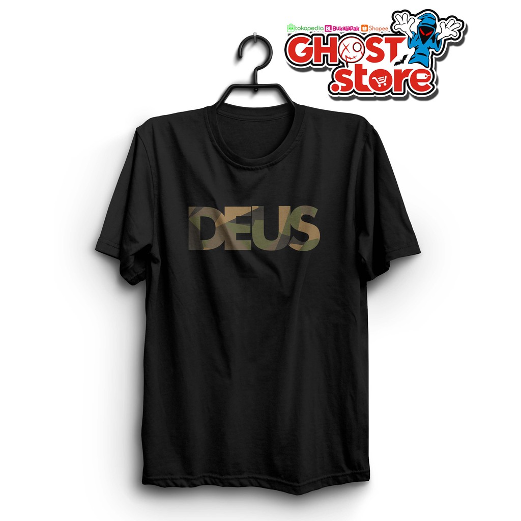 kaos - deus GEOKAMO ALL CAPS TEE BLACK