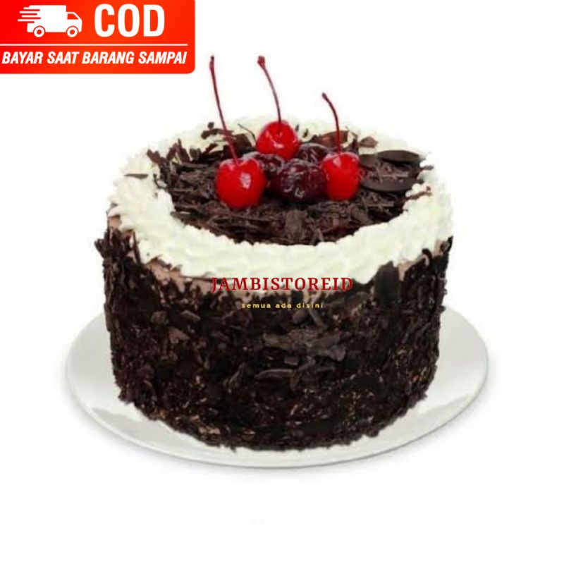 

(JAMBISTOREID) KHUSUS KOTA JAMBI JANGAN DIPESAN SEBELUM KONFIRMASI Kue Ulang Tahun Ultah Premium Birthday Cake Black Forest Red Velvet 16cm Jambi