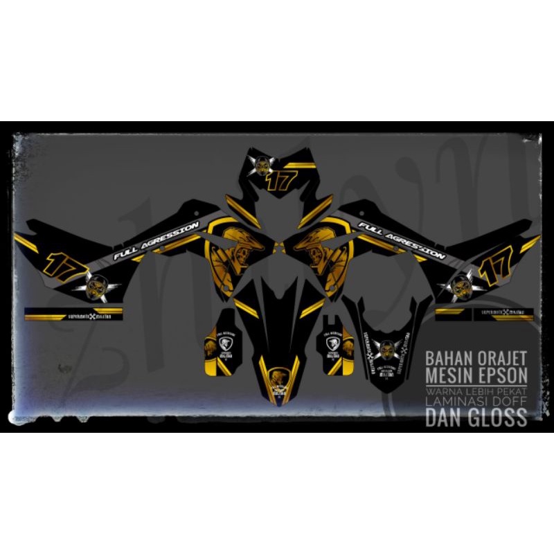 DECAL KLX CRF KTM DTRACKER STICKER KLX