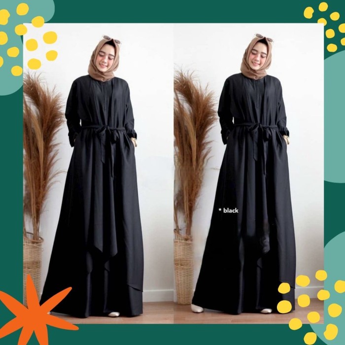 TERBARU      Baju gamis wanita RP ALUNA MAXI DRESS terbaru Fashion Busana Muslim