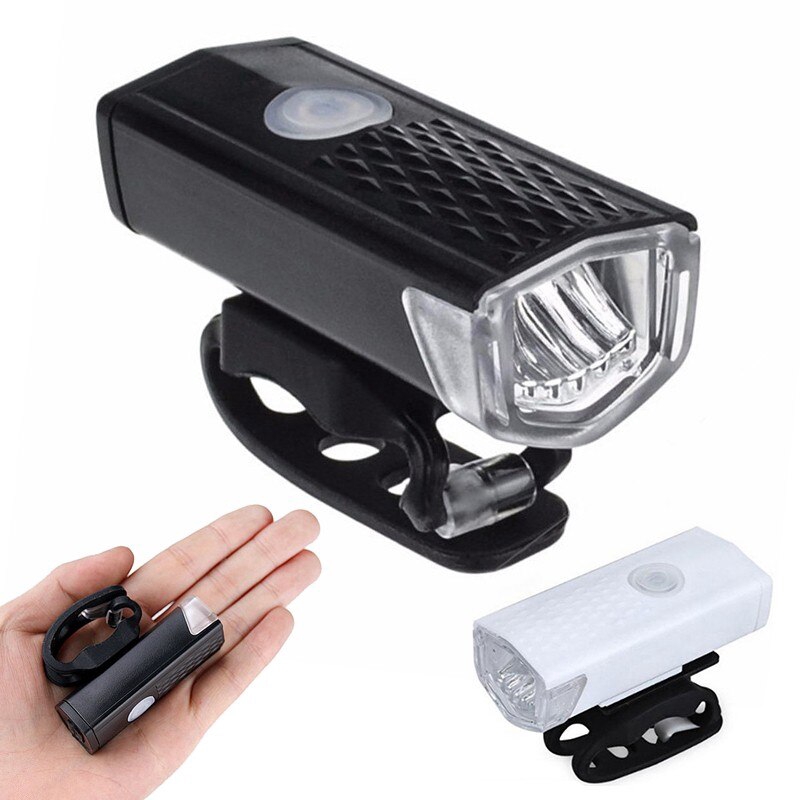  COD Waterproof Lampu  LED  sepeda  300LM rechargeable 