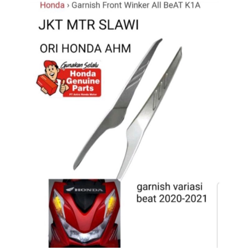 garnish lampu beat 2020-2021 garnish wingker variasi honda ahm