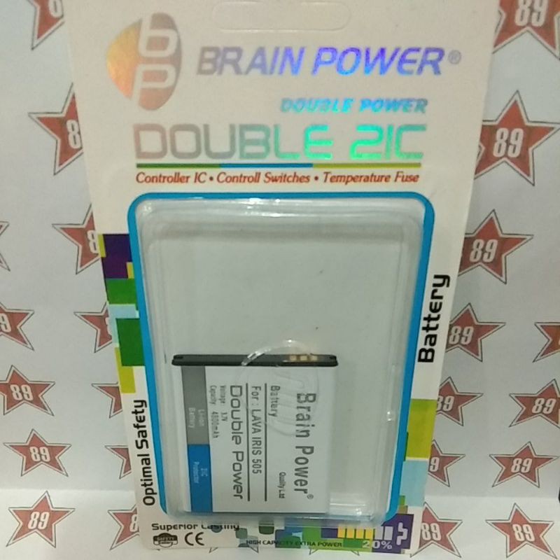 Battery batre Lava iris 505 Brain power