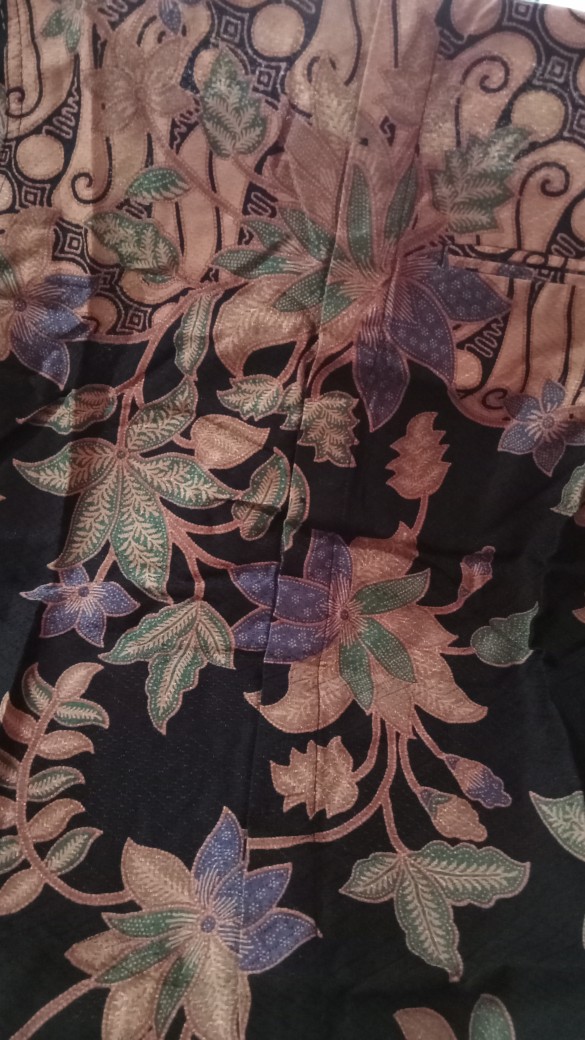 Pre Order Kirana Hitam / Biru, Katun Dobi Premium.