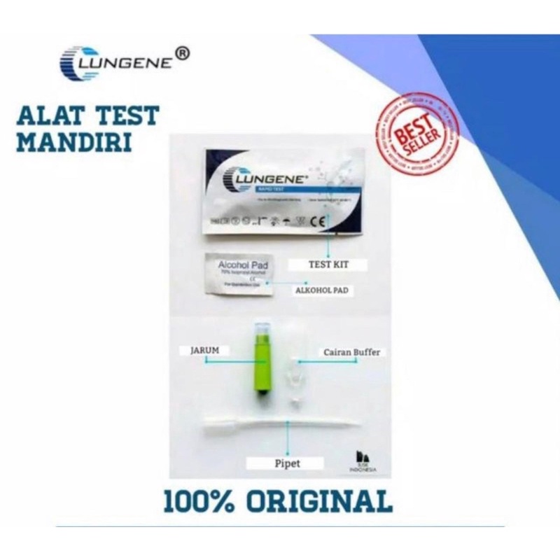 Alat Rapid Test Antibody Lungene Original 100%