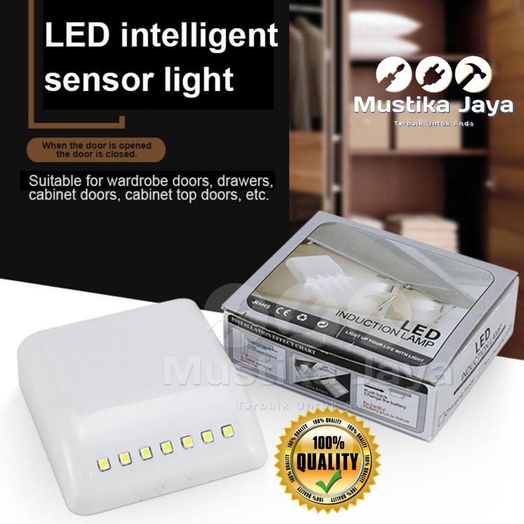 LED Induction Lamp Lampu Indikator Sensor Lemari Furniture Kabinet