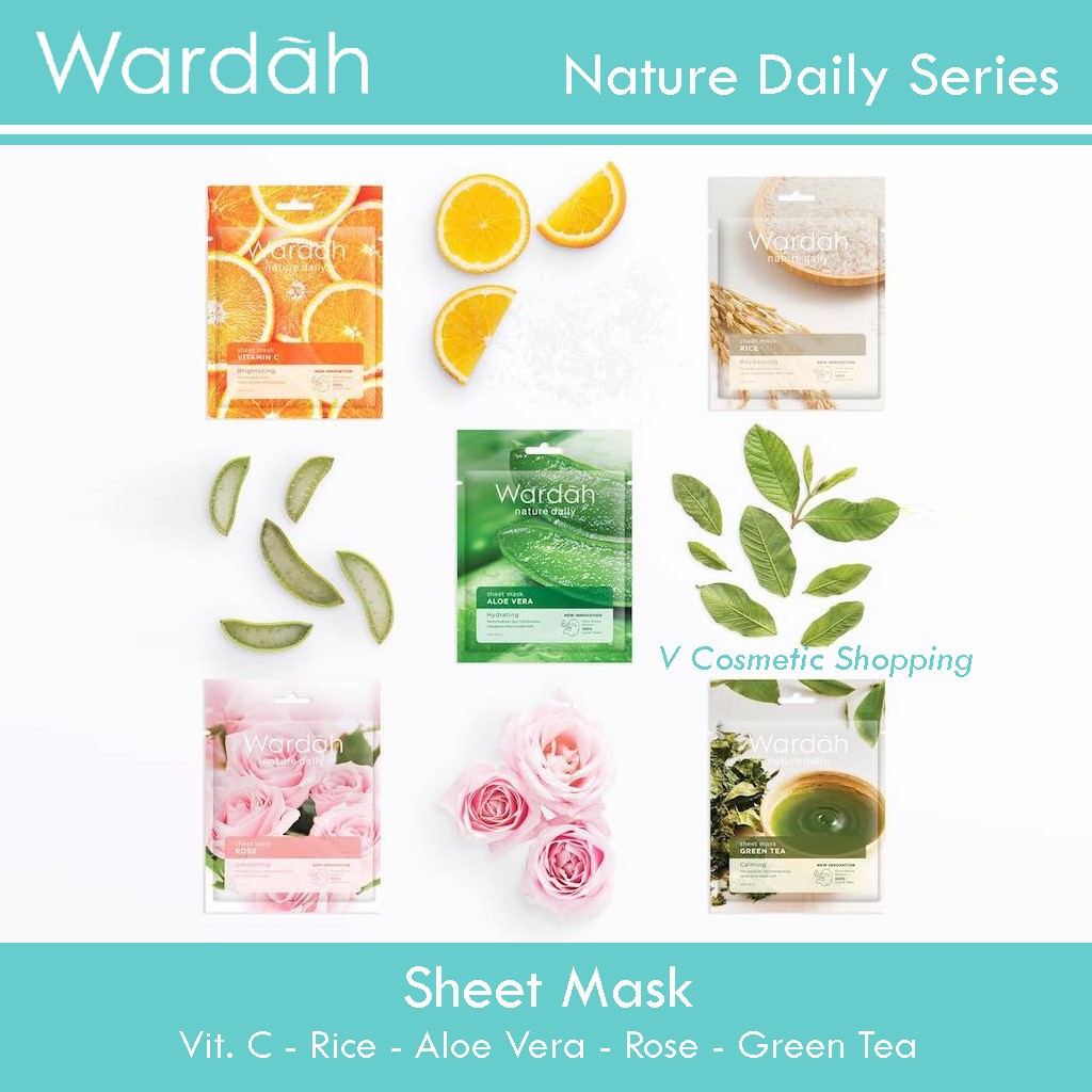 ★ BB ★ WARDAH Nature Daily Sheet Mask 20ml