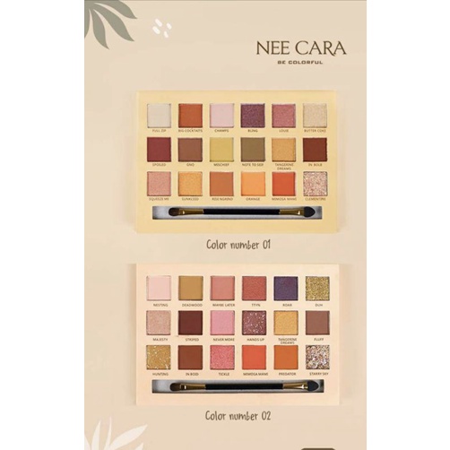 NEE CARA Eyeshadow Palette