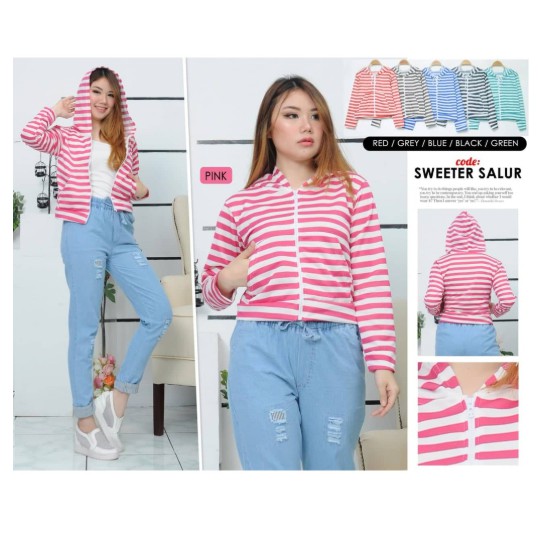 Fifi Fashion JAKET DAISY TOPI SALUR