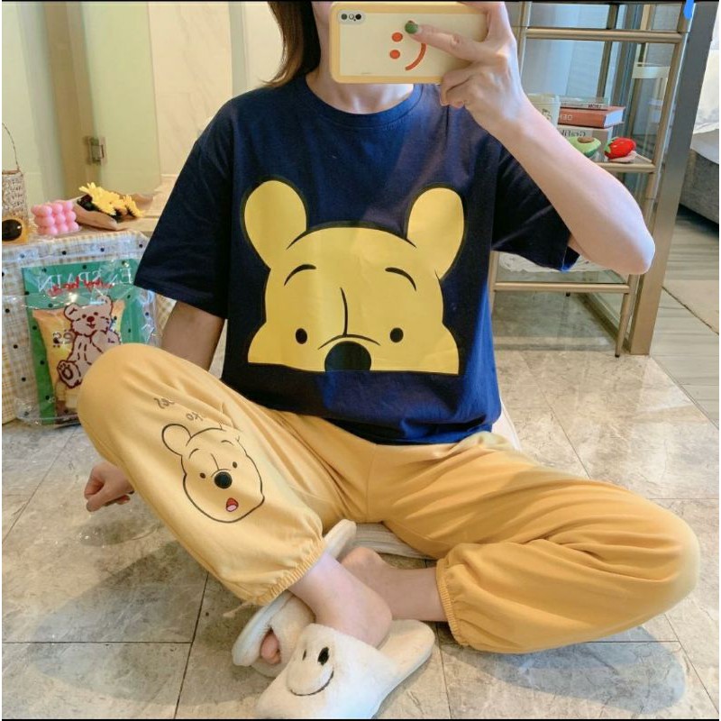 setelan cp joger pooh