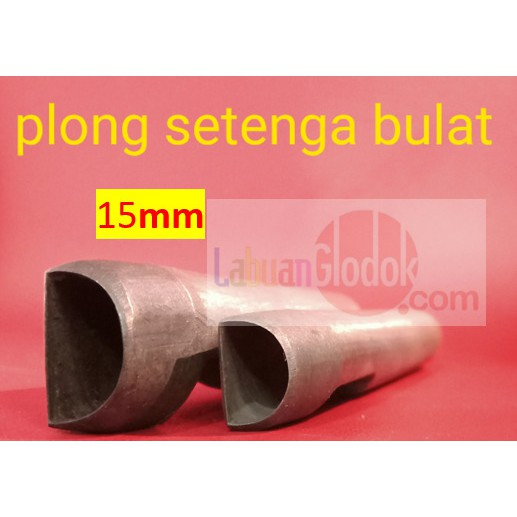 

Plong Kulit bentuk Setengah Bulat 15mm/Plong Setengah Bulat /Pembolong Setengah Bulat 15mm