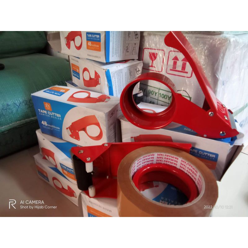 

Tape Cutter/Alat Pemotong Lakban, Bahan : Besi