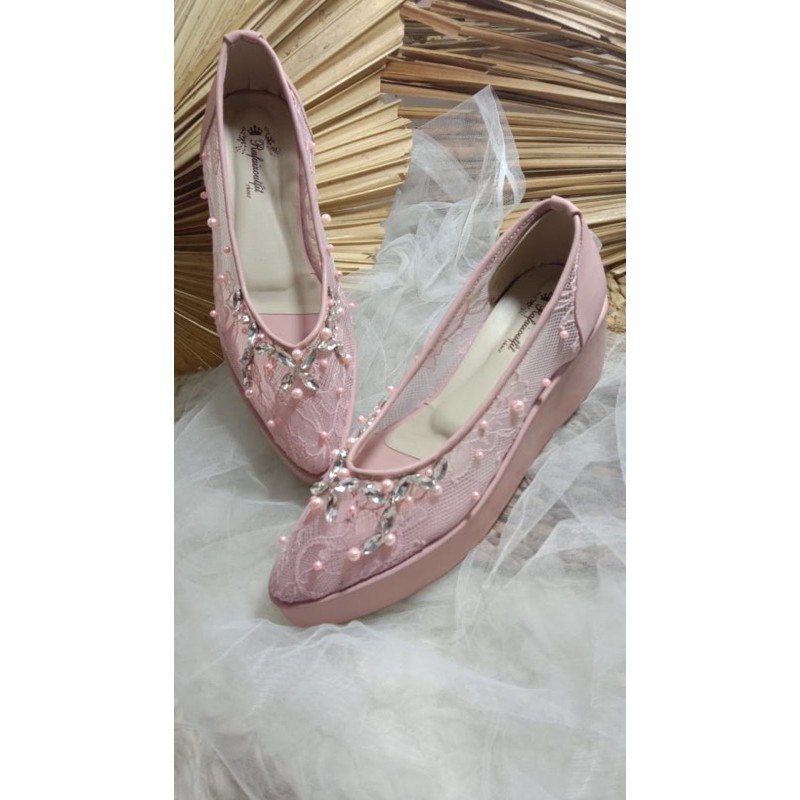 merisa wedges dustypink 5cm wedges