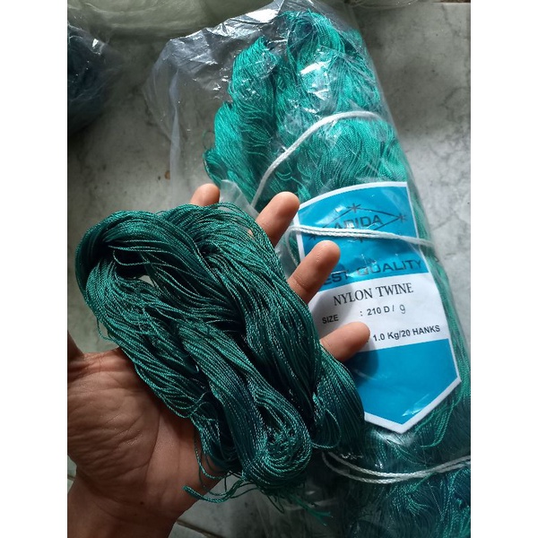 (PER IKAT) benang nylon d3 D6 D9 D12 D15 D18 D21 D24 D30 D45 D60 D90 cap ARIDA kualitas bagus